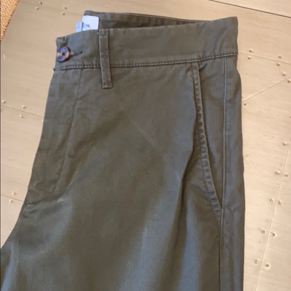 Gently used boys army green Chino Pants
